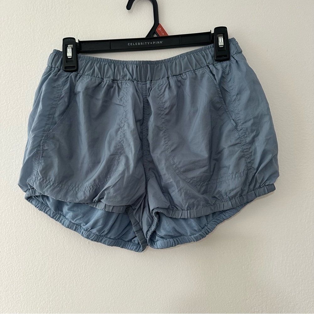 Free People Movement Shorts Small Blue Gray Lightweight Active Running